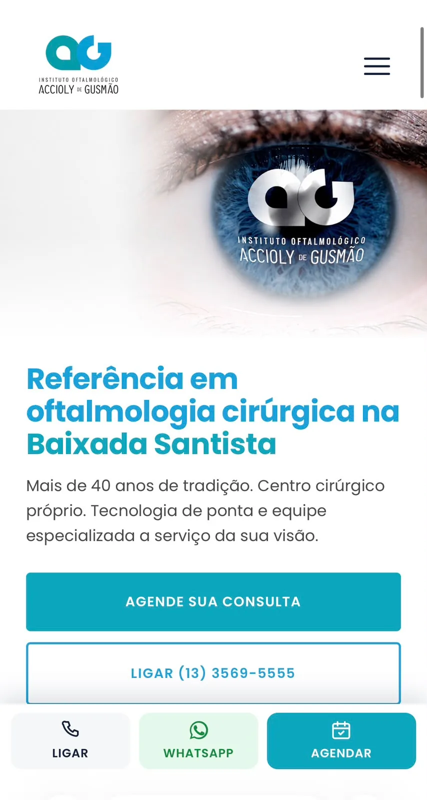 Próximo projeto: Instituto Oftalmológico IOAG